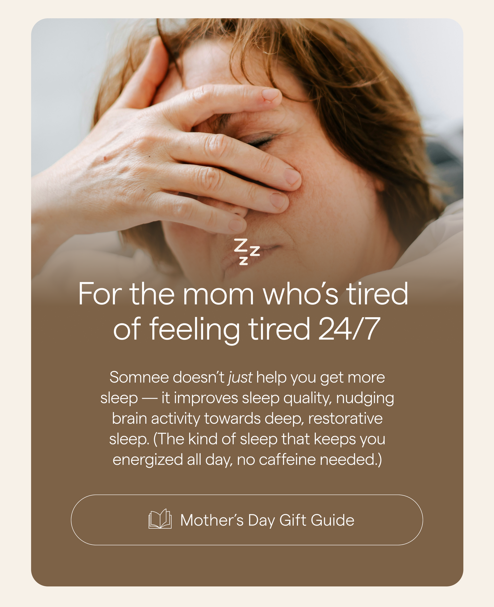 For the mom who's feeling tired 24/7