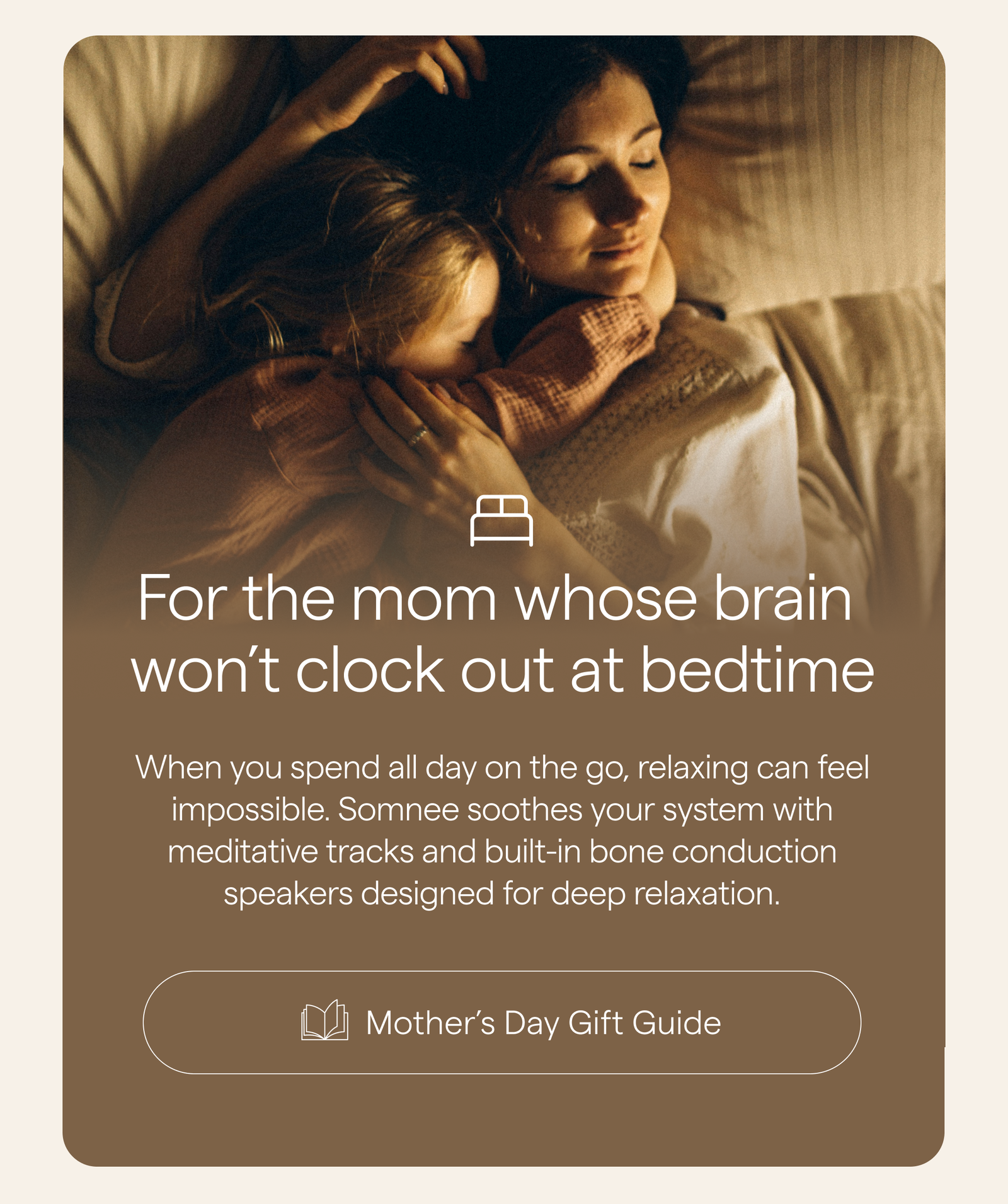 For the mom whose brain won't clock out at bedtime