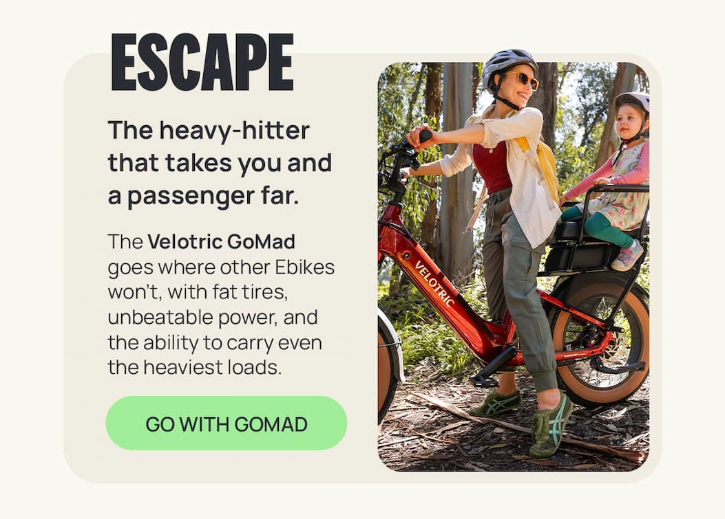 ESCAPE THE HEAVY-HITTER THAT TAKES YOU AND PASSENGER FAR. [GO WITH GOMAD]