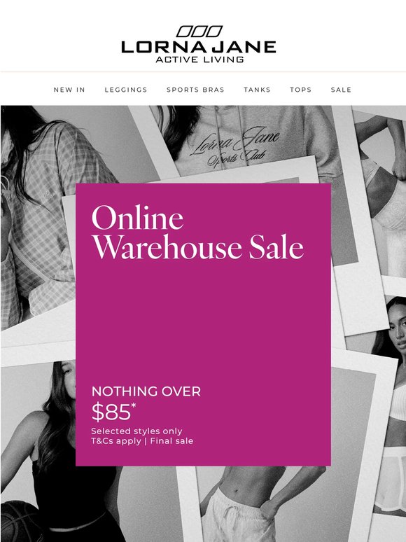 Final Day: Our Online Warehouse Sale 🔥
