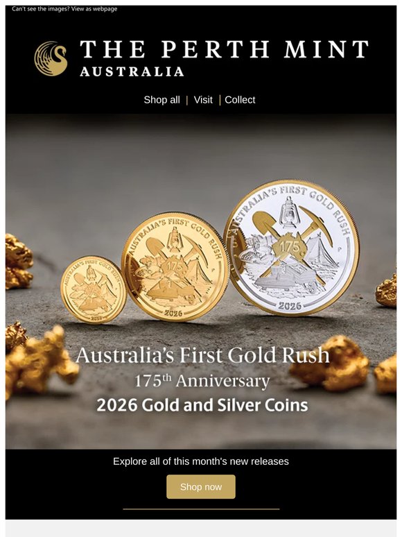 The Perth Mint new releases for May