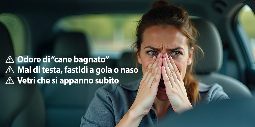 Reazioni allergiche in auto