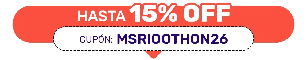 Hasta 15 off con el cupón: MSRIOOTHON26