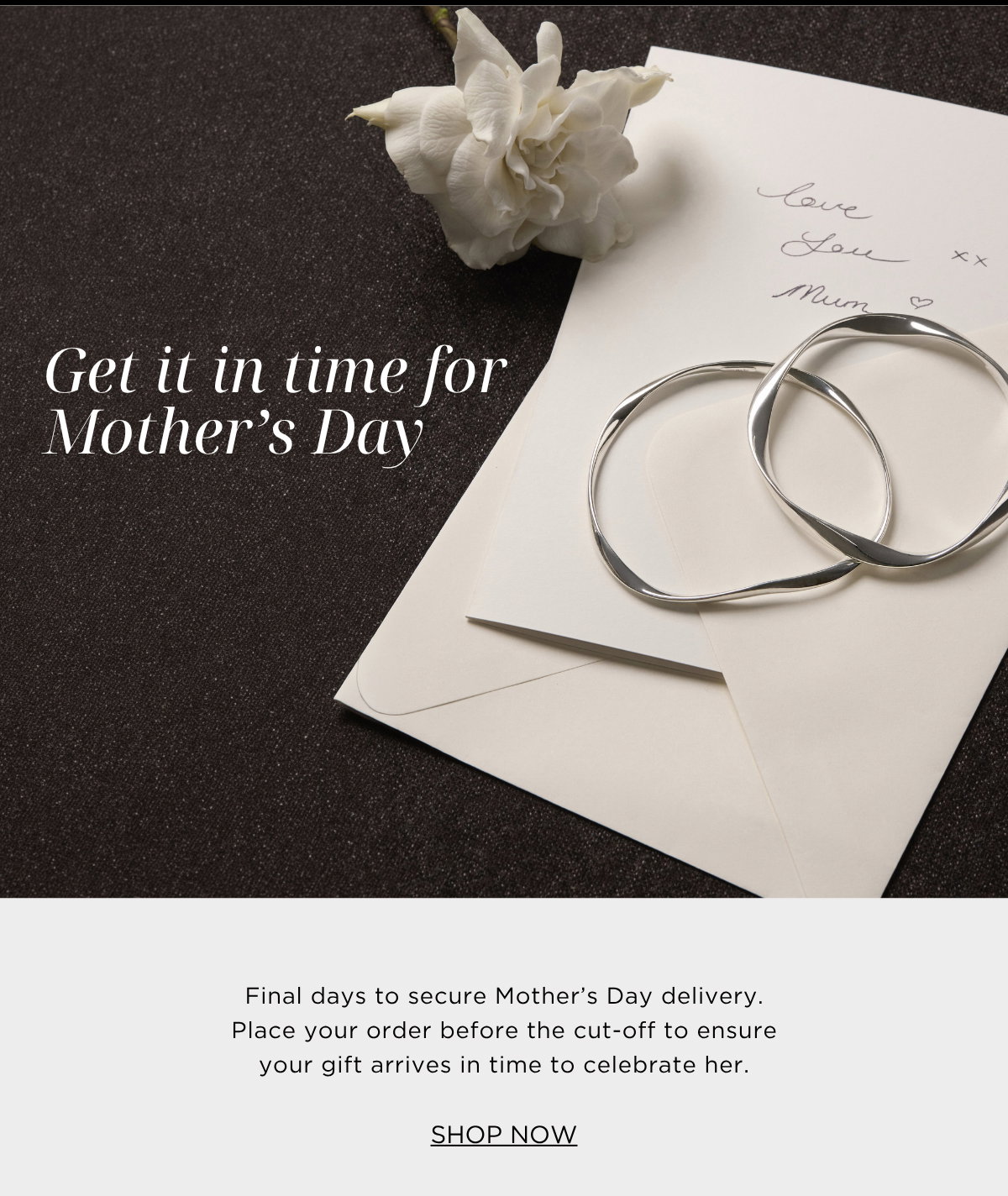 Get it in time for Mother's Day