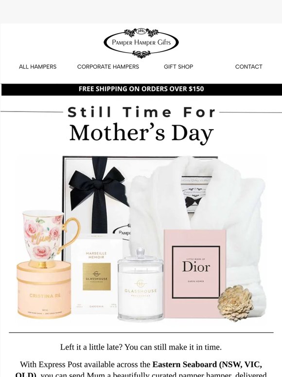 Still Time for Mother’s Day (Eastern States)