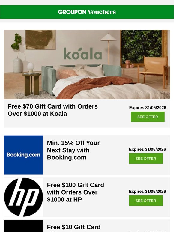 Gift card haul: $15 to $100 across 7 brands 🎁