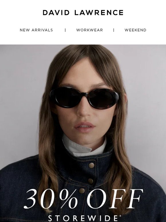 30% Off Storewide Now On