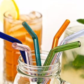 Single Glass Straws