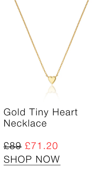 Gold Tiny Heart Necklace