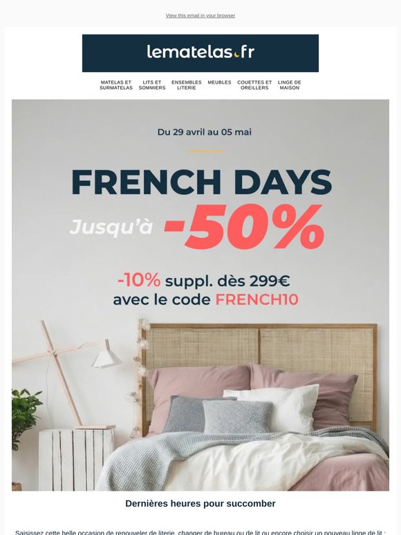 Dernières heures pour les French Days