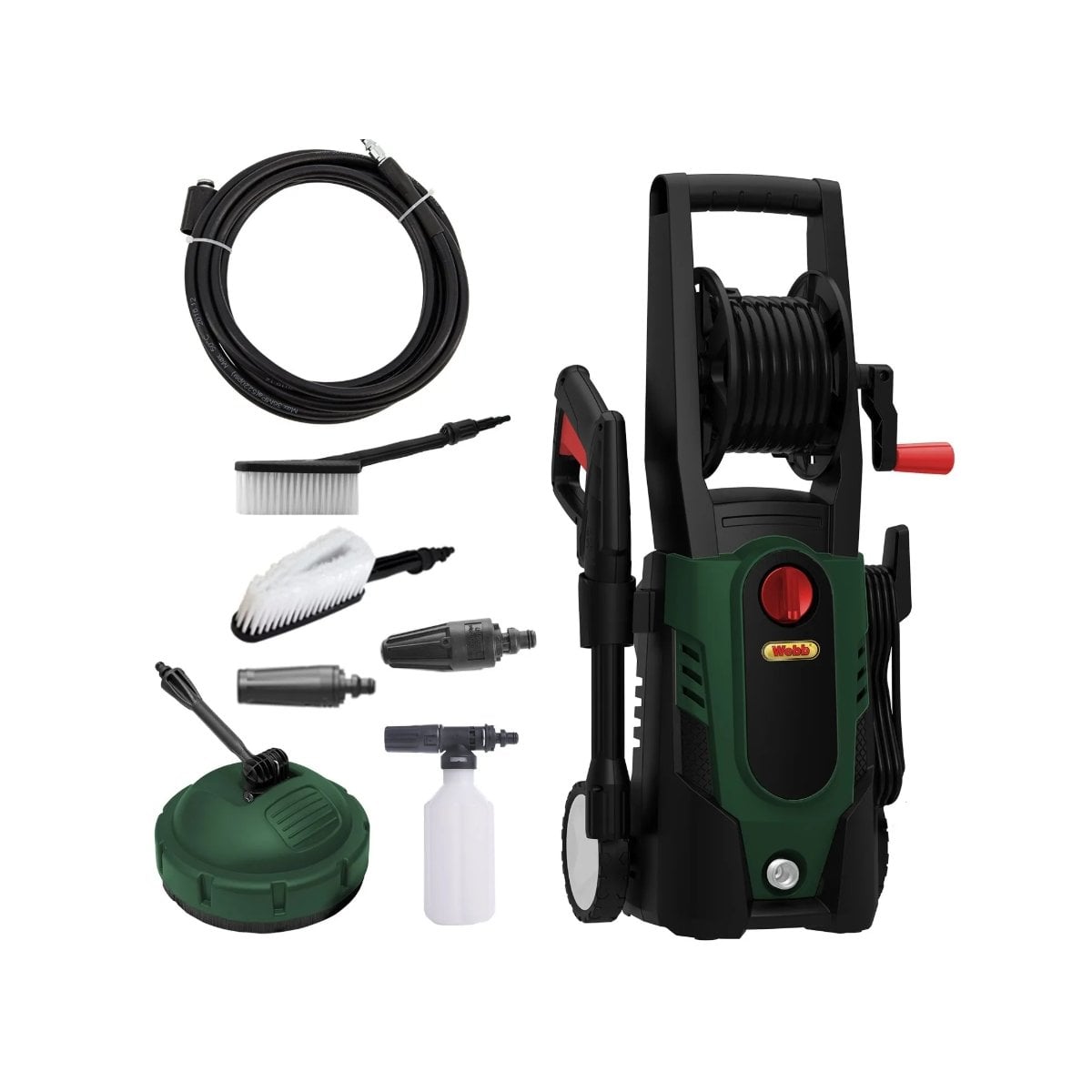 Image of 1500w 120 Bar Pressure Washer Kit