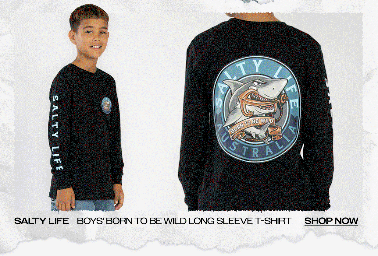 Salty Life Boys' Born To Be Wild Long Sleeve T-Shirt