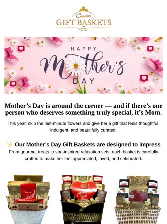 Make Her Day Unforgettable 🎁 | Mother’s Day Gift Baskets She’ll Love