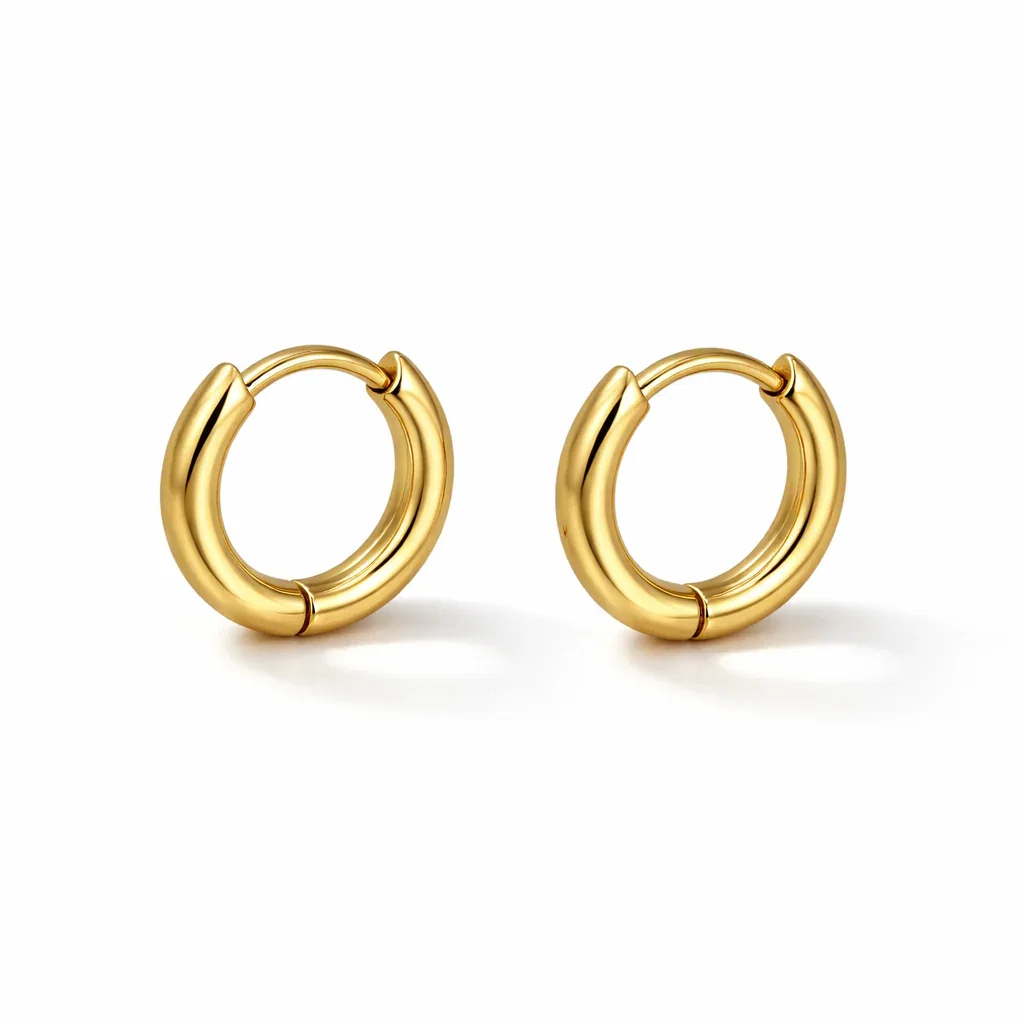 Image of Erin Huggie Hoop Earring