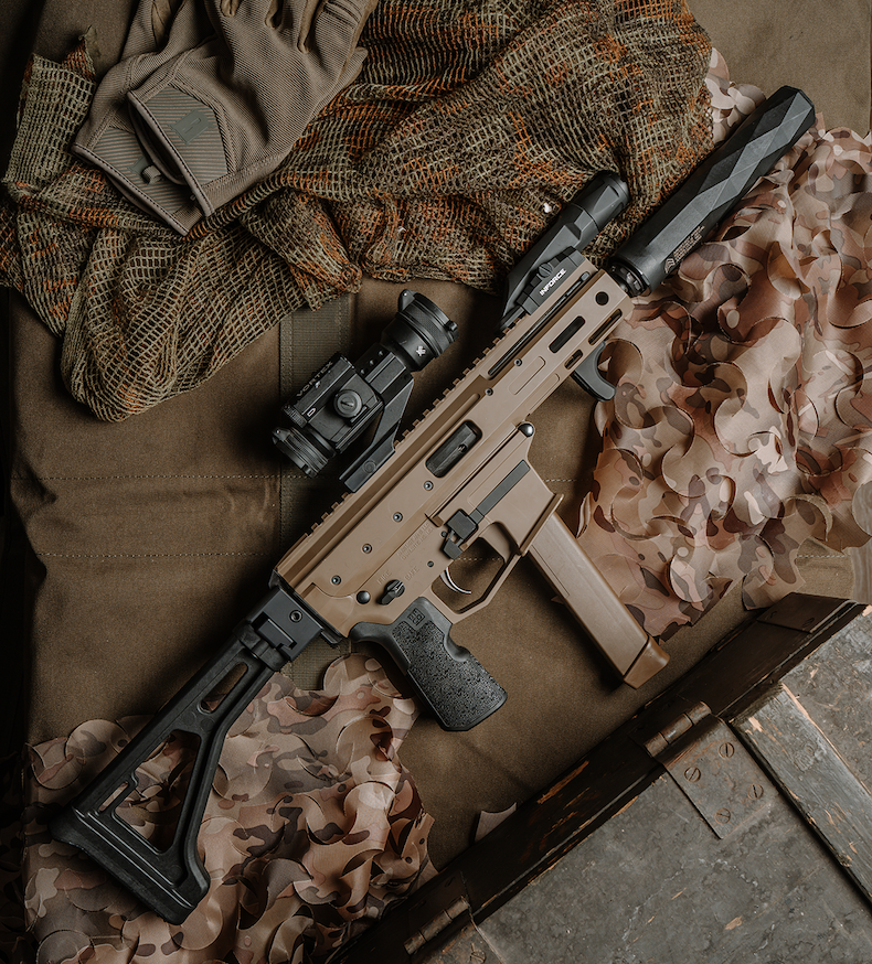 Angtadt Arms MDP-9 with Reticent 360 Suppressor