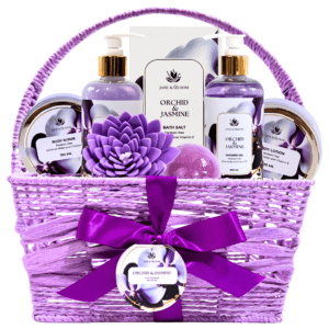 Orchid and Jasmine Spa Basket