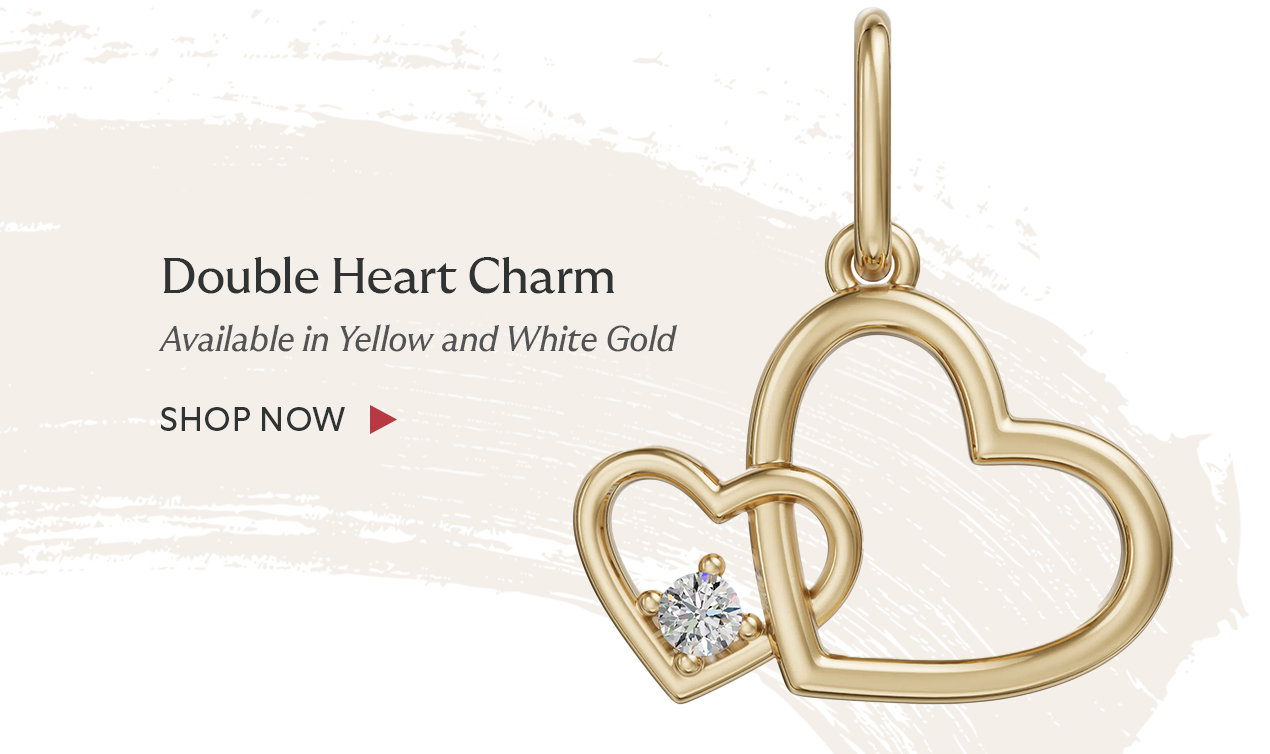 Double Heart Charm