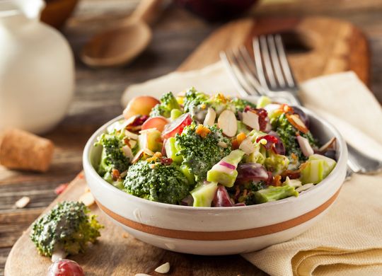 Ensalada de brócoli germinado