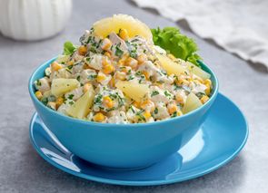 Ensalada de pollo con pasta