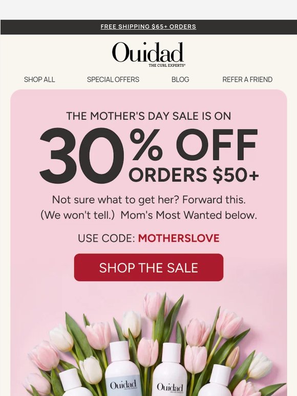❤️ Mother’s Day Sale Is Live: 30% Off $50+