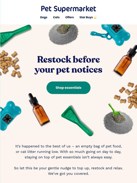 Looks like you might be running low