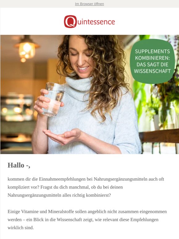 Muss man Nahrungsergänzungsmittel wirklich getrennt einnehmen?💊