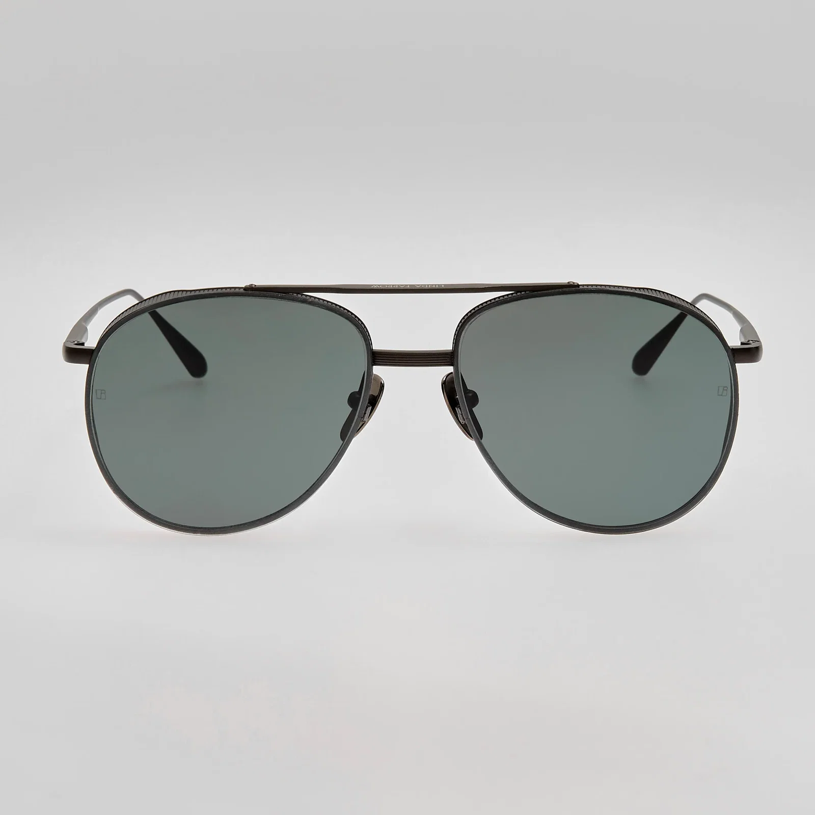 Image of Meret Sunglasses in Matt Black Nickel