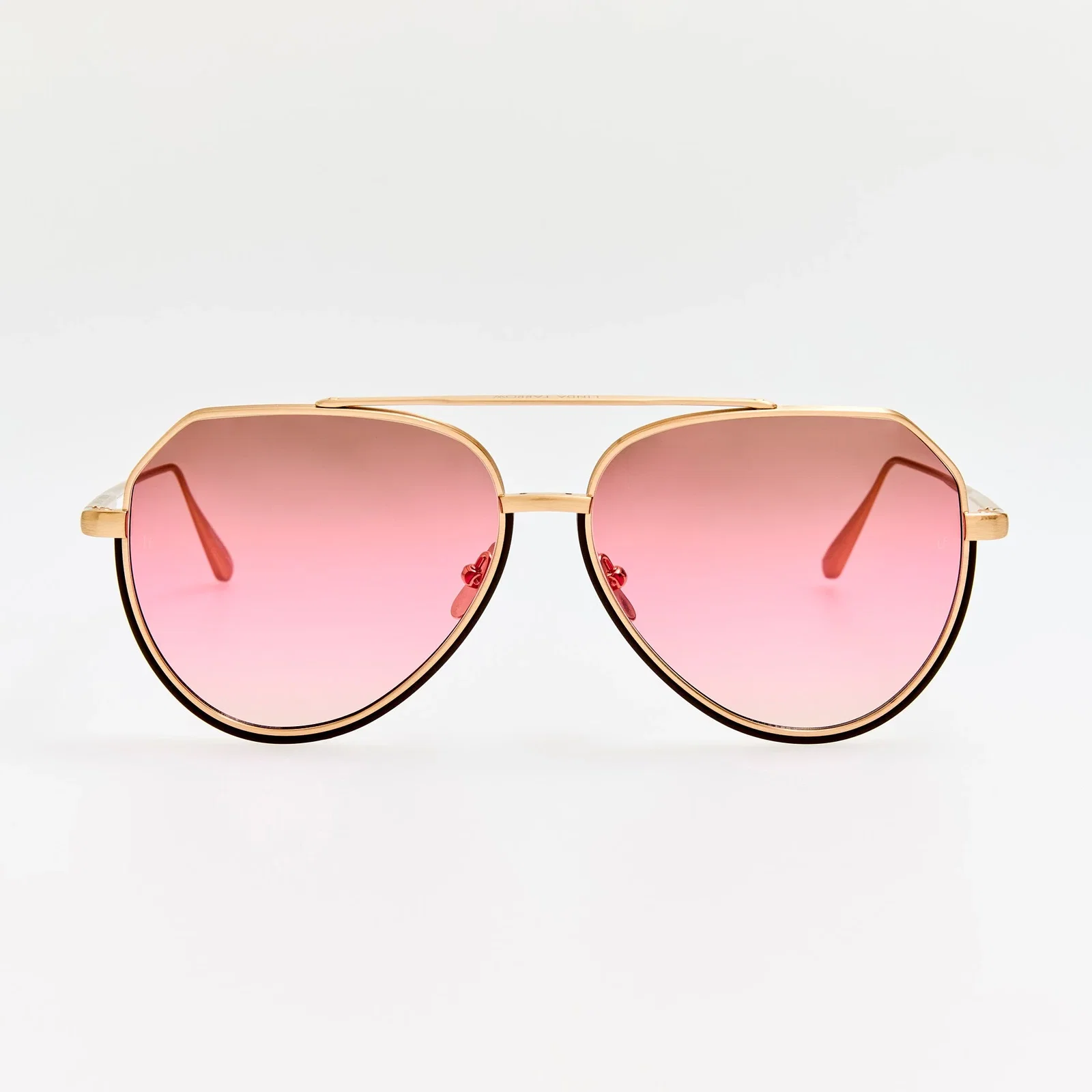 Image of Bayer Sunglasses in Matt Champagne and Pink