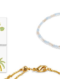 Multi Stone Starfish Anklet
