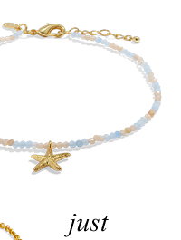Multi Stone Starfish Anklet