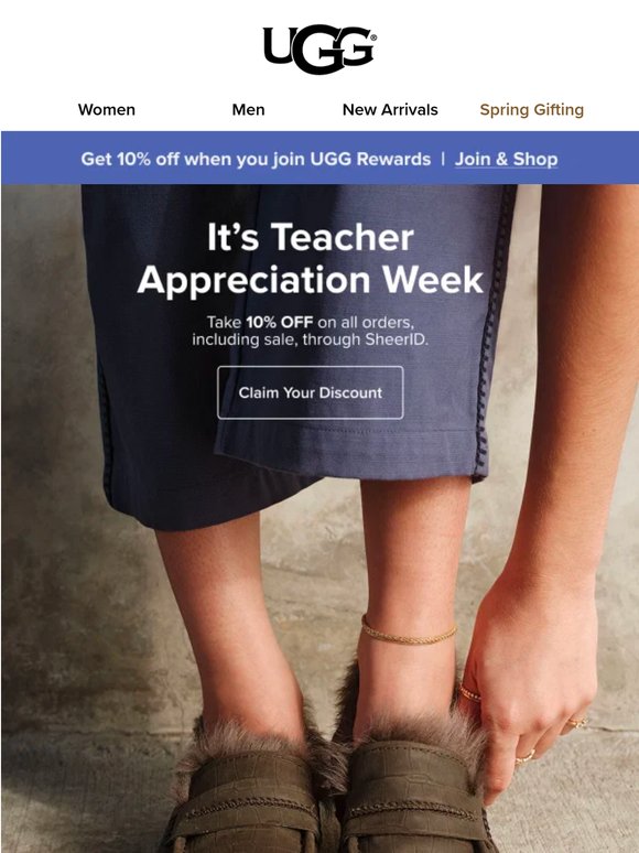 10% OFF FOR TEACHERS
