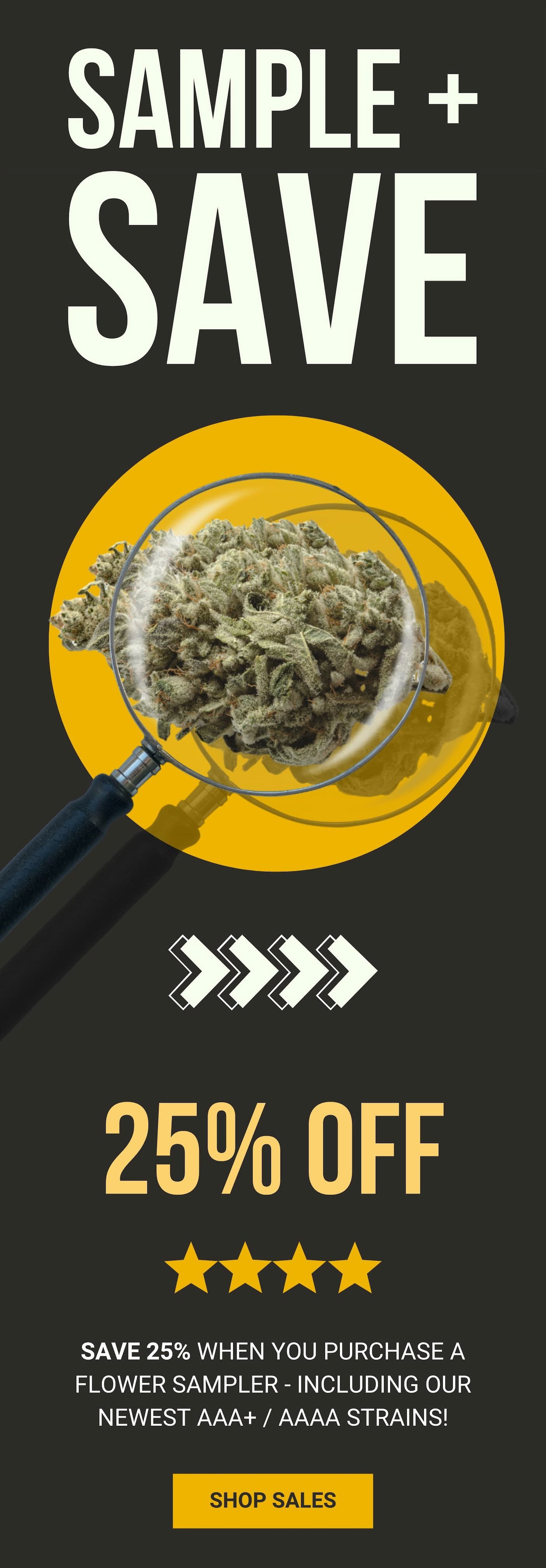 25% off New Flower Sampler!