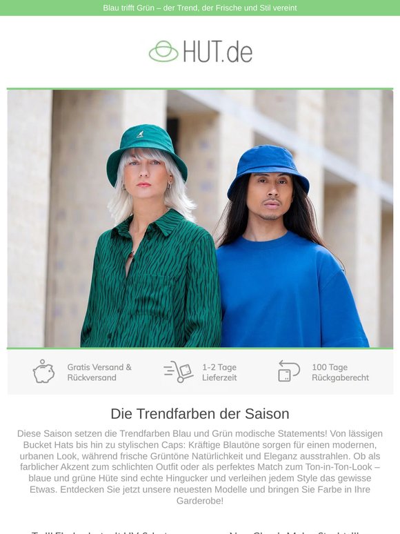 Blau trifft Grün 💙💚 Die Trendfarben der Saison entdecken