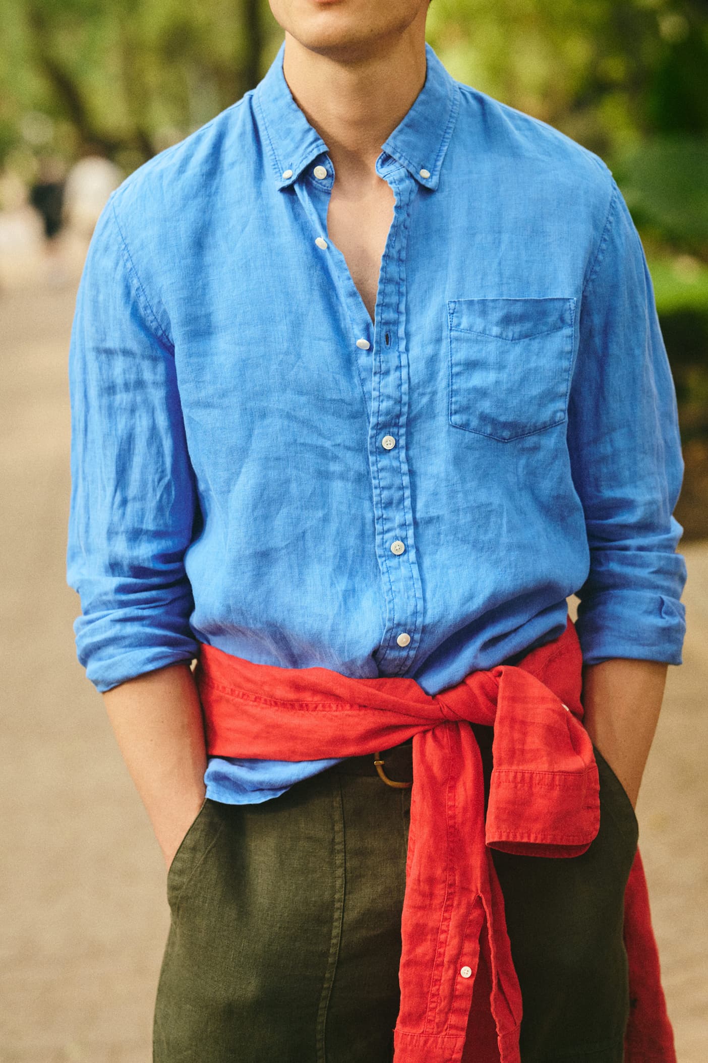 Mill shirt in linen 