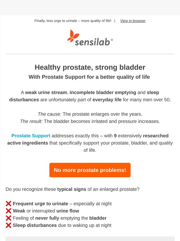 Prostate issues? Act now for relief
