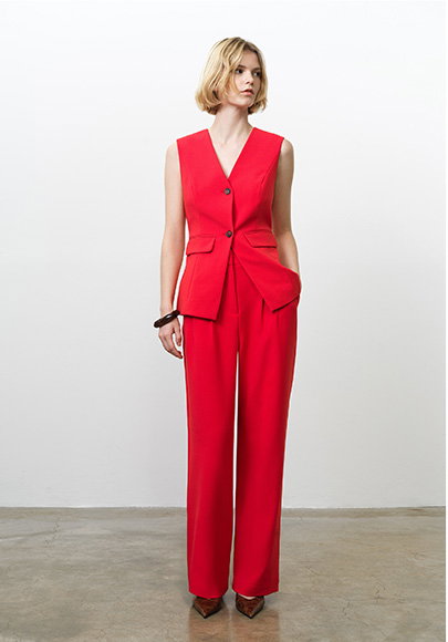Carlie Longline Fitted Waistcoat