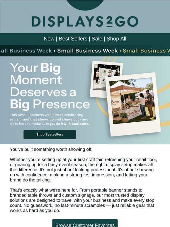 Small Business Week: Let's make your brand stand out.