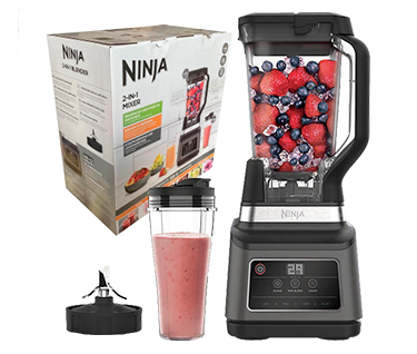 Batidora de vaso 2 en 1 Ninja BN750EU con auto-IQ 1200W