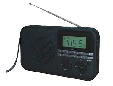  Radio portátil JVC RA-F310B Negro 