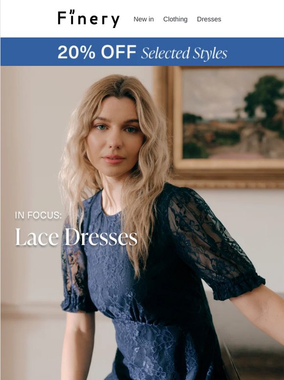 In Focus: Lace Dresses