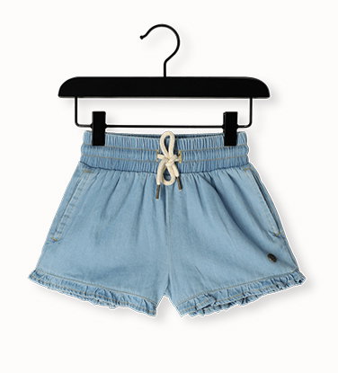 blauwe like flo top fiona chambrey short