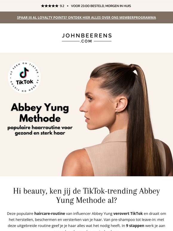 Abbey Yung Methode: dé TikTok-trending haarroutine die alles verandert ✨