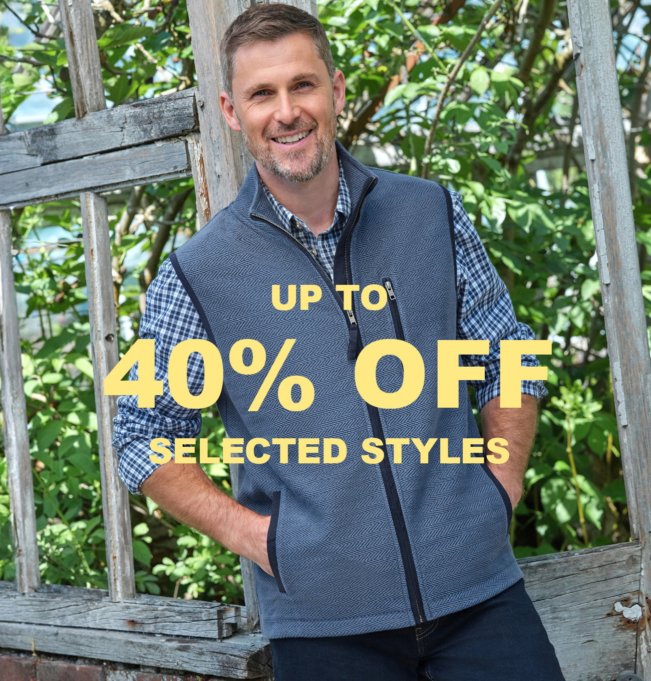 Bank Holiday Offer - Up to 40% off selected styles!