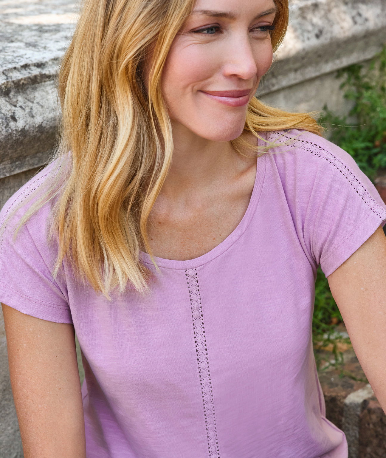 Lace Insert Tshirt