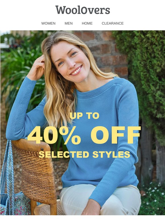 Don’t Miss Out: Up To 40% Off Ends Today