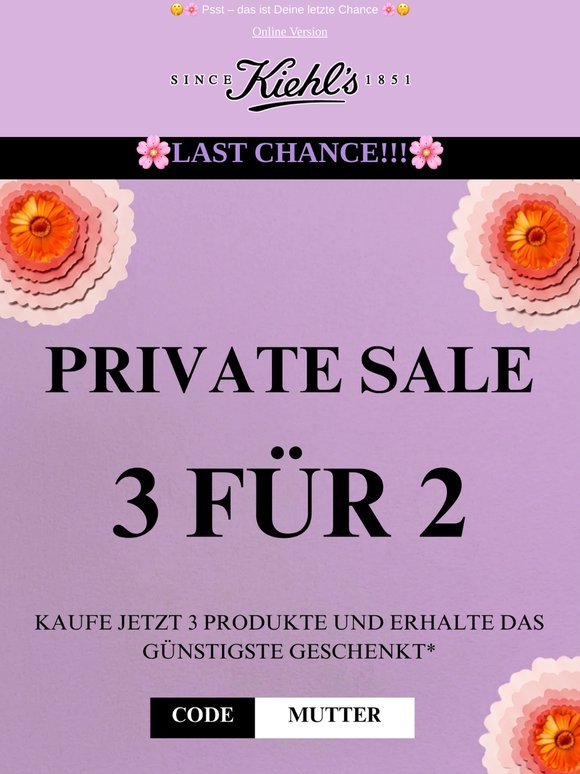 3 für 2 🔥 Deine letzte Chance 👀