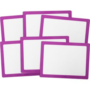 Image of Dry Erase Boards – Set Of 6 – Single Color