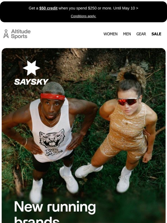 3 NEW running brands, all for you