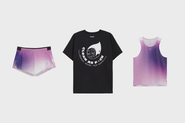 Circle Sportswear short, t-shirt and tank top.