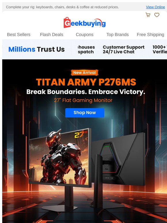 👏 Unlock Pro Gameplay, TITAN ARMY P276MS Is Here! 🖥️